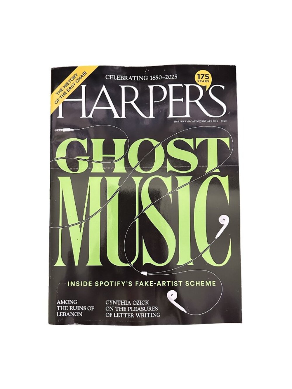 Harpers Magazine January 2025 Ghost Music Inside Spotify's Fake Artist Scheme